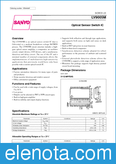 Sanyo LV9005M datasheet