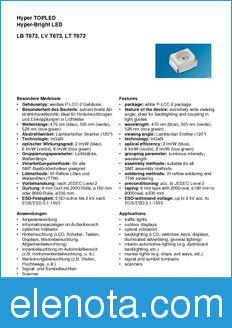 Infineon LVT673-R1S2-1 datasheet