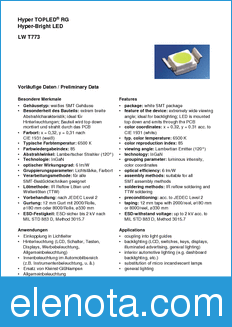 Infineon LWT773-R2S2-1 datasheet