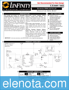 Linfinity Microelectronics LX1660 datasheet