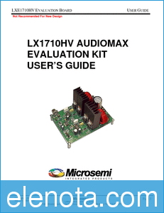 Microsemi LX1710-HV datasheet