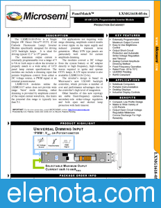 Microsemi LXMG1618-05-61 datasheet
