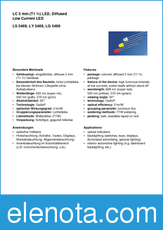 Infineon LY5469-H datasheet