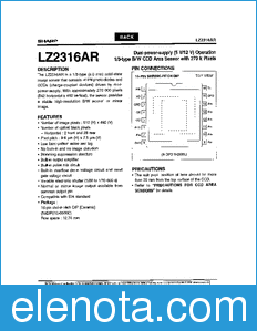 Sharp LZ2316AR datasheet