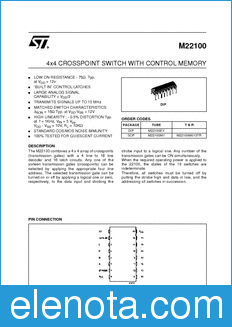STMicroelectronics M22100 datasheet