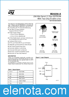 STMicroelectronics M24256-AW datasheet