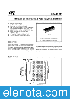 STMicroelectronics M3493B2 datasheet