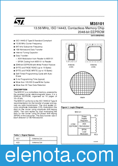 STMicroelectronics M35101 datasheet