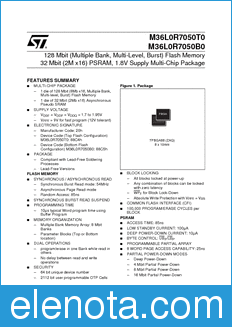 STMicroelectronics M36L0R7050B0 datasheet