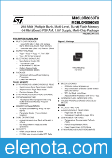 STMicroelectronics M36L0R8060T0 datasheet