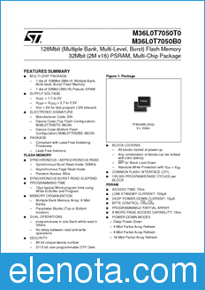 STMicroelectronics M36L0T7050B0 datasheet