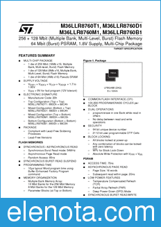 STMicroelectronics M36LLR8760D1 datasheet