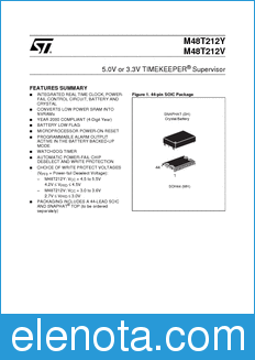 STMicroelectronics M48T212V datasheet