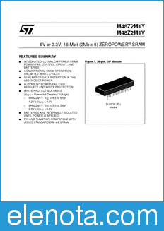 STMicroelectronics M48Z2M1V datasheet