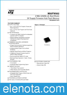 STMicroelectronics M50FW002 datasheet