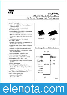 STMicroelectronics M50FW040 datasheet