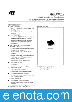 STMicroelectronics M50LPW002 datasheet