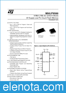 STMicroelectronics M50LPW080 datasheet