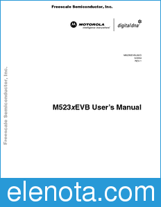 Freescale M5235EVBUM datasheet