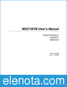 Freescale M5271EVBUM datasheet