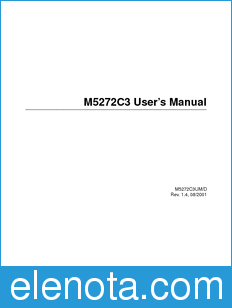 Freescale M5272C3UM datasheet