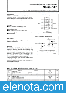 Mitsubishi M54534P/FP datasheet