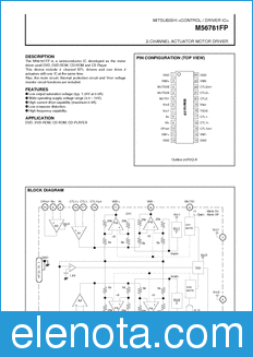Mitsubishi M56781FP datasheet