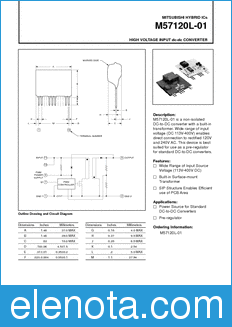 Mitsubishi M57120L datasheet