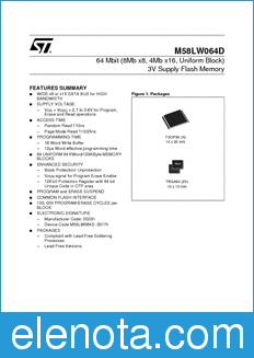STMicroelectronics M58LW064D datasheet