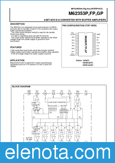 Mitsubishi M62353FP datasheet