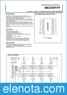 Mitsubishi M62393P datasheet
