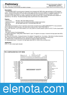 Mitsubishi M65580MAP-XXXFP datasheet