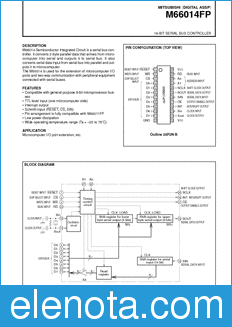 Mitsubishi M66014FP datasheet
