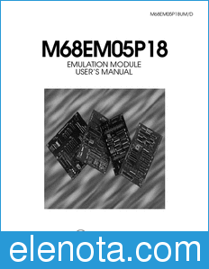 Motorola M68EM05P18UM datasheet