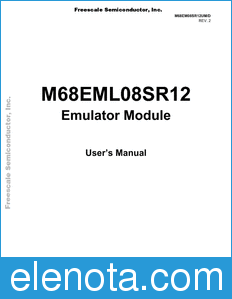 Freescale M68EML08SR12UM datasheet