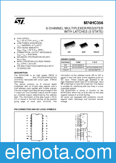 STMicroelectronics M74HC356B1R datasheet