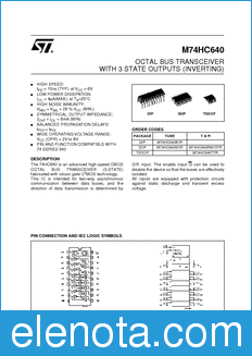 STMicroelectronics M74HC640B1R datasheet