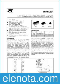 STMicroelectronics M74HC691B1R datasheet