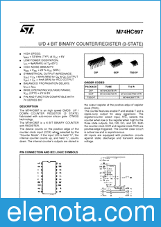 STMicroelectronics M74HC697B1R datasheet