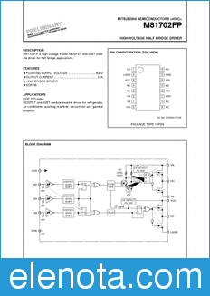Mitsubishi M81702FP datasheet