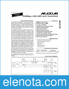 Maxim MAX100 datasheet