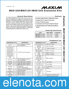 Maxim MAX1200 datasheet