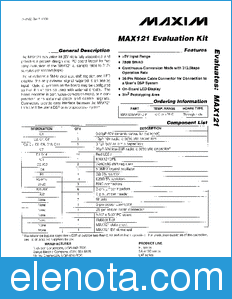 Maxim MAX121EVKIT datasheet