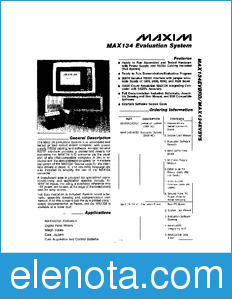 Maxim MAX134EVSYS datasheet