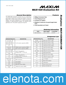 Maxim MAX1425 datasheet