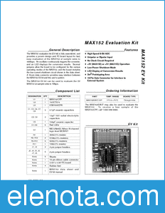 Maxim MAX152EVKIT datasheet