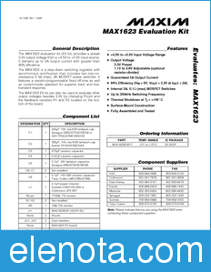 Maxim MAX1623EVKIT datasheet