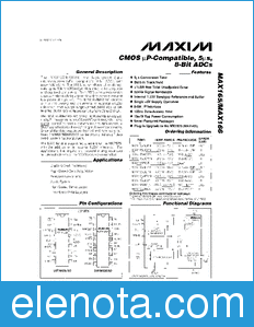 Maxim MAX165 datasheet