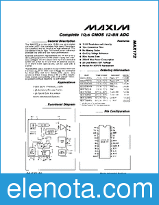 Maxim MAX172 datasheet
