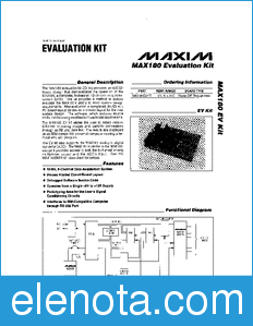 Maxim MAX180EVKIT datasheet